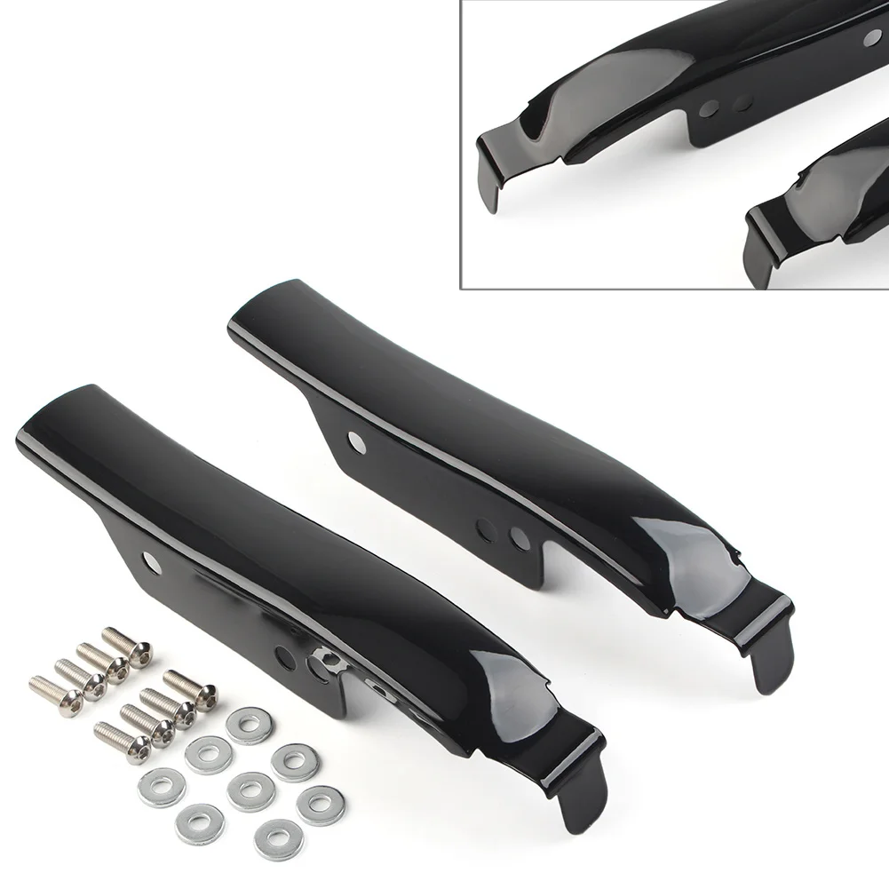 

2Pcs Gloss Black Motorcycle Rear Fender Saddlebag Filler Panels For Harley Touring Electra Glide FLHT 1993-2008