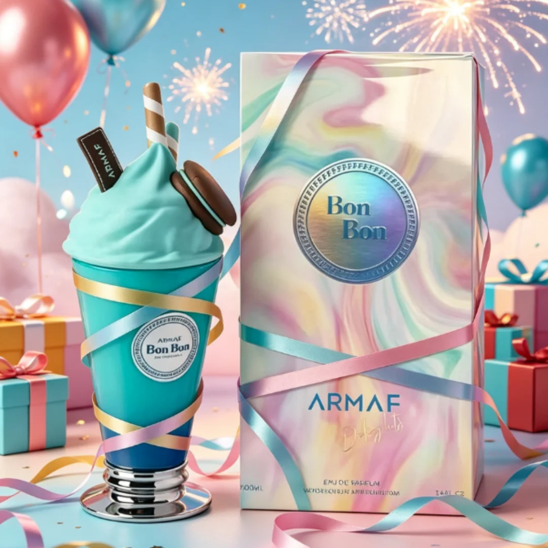 

Charm lasts all day ARMAF collection Eau de Parfum 100ML/3.4oz , Long-Lasting Ice Cream & Arabian-Inspired Fragrance with Pheromones with Warm Musk Candy Notes Perfect for any occasion