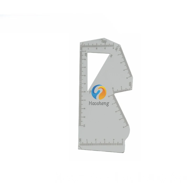 ศัลยกรรมพลาสติกคาลิปเปอร์จมูกประติมากรรมแผ่นการออกแบบจมูกอุปกรณ์วัดไม้บรรทัดสองด้านขนาด