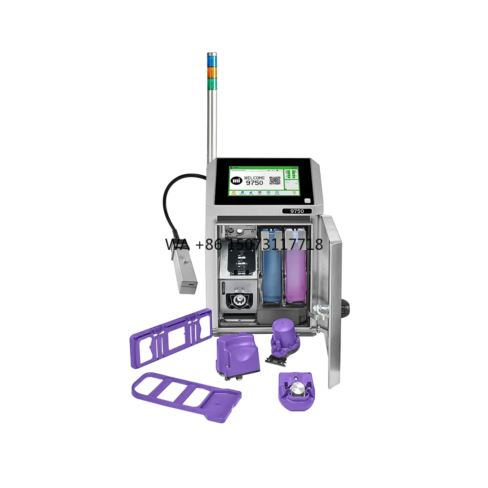 9750 Industrial Continuous High Speed Automatic Small Character Continuous Inkjet Printer