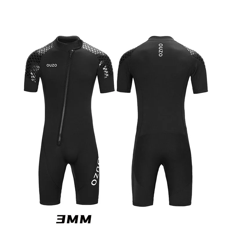 للرجال 3mm قطعة واحدة بدلة غاطسة بدلة غطس ملابس السباحة قنديل البحر ملابس الغوص