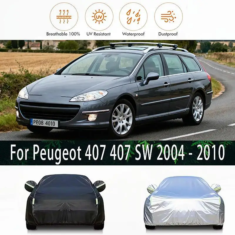 

For Outdoor Protection Waterproof for Peugeot 407 407 SW Car Covers