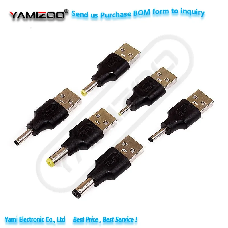 1 Stück USB-Stecker/Buchse-Adapter zu DC-Adapter Stromadapter 5.5-2.1/4.0-1.7/0.7/3.5-1.35 Ladeadapter – Detail 4