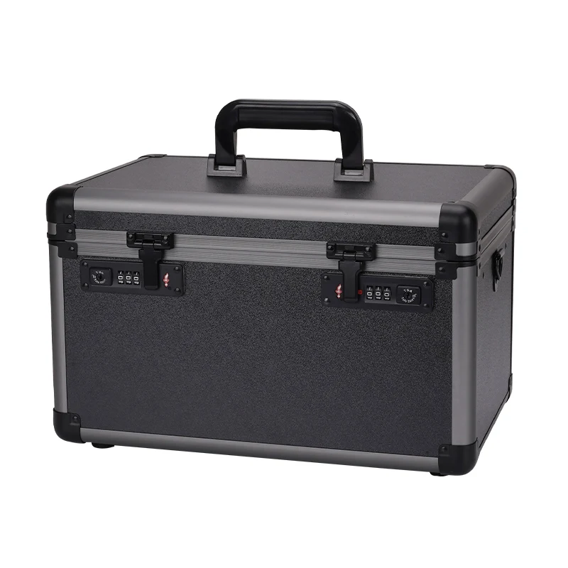 Password Storage Box Lockable Confidentiality Valuables Portable Tools Car Privacy Insurance Storage Box with Lock