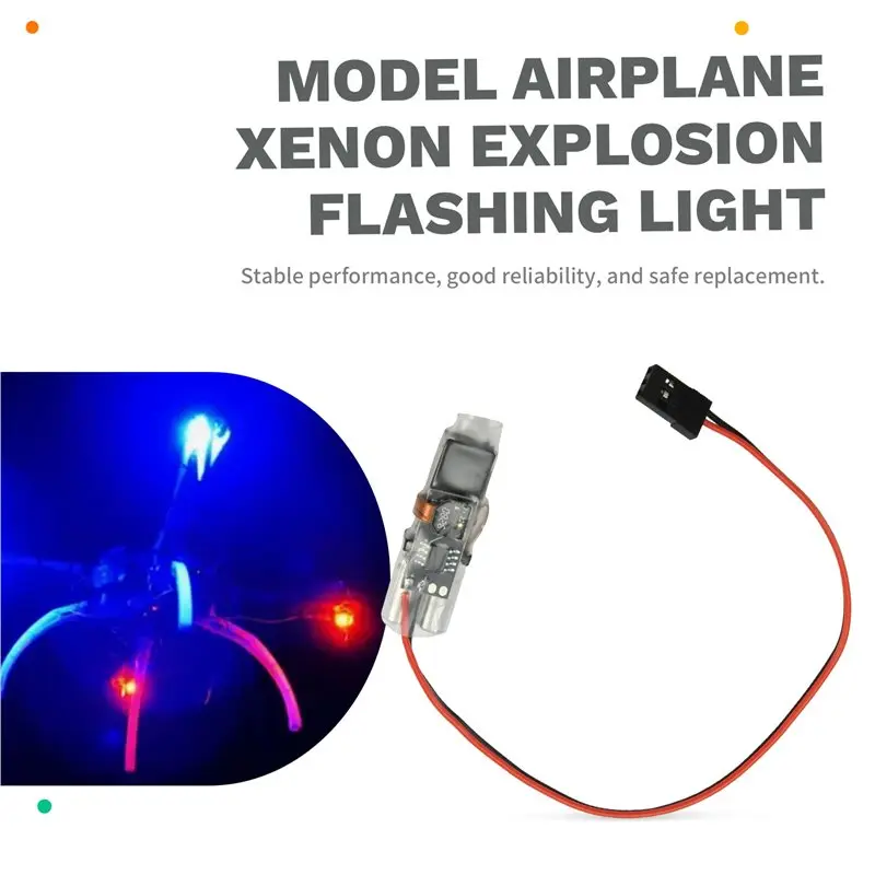 ABFN-Xenon Night Strobe Flash Light Automatic Power Input 5V Voltage For RC Multicopter Accessories