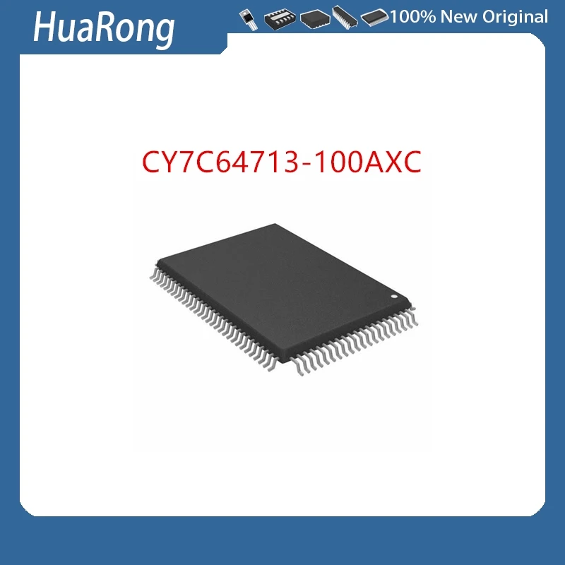 2Pcs/Lot CY7C64713-100AXC CY7C64713-100AC  QFP100
