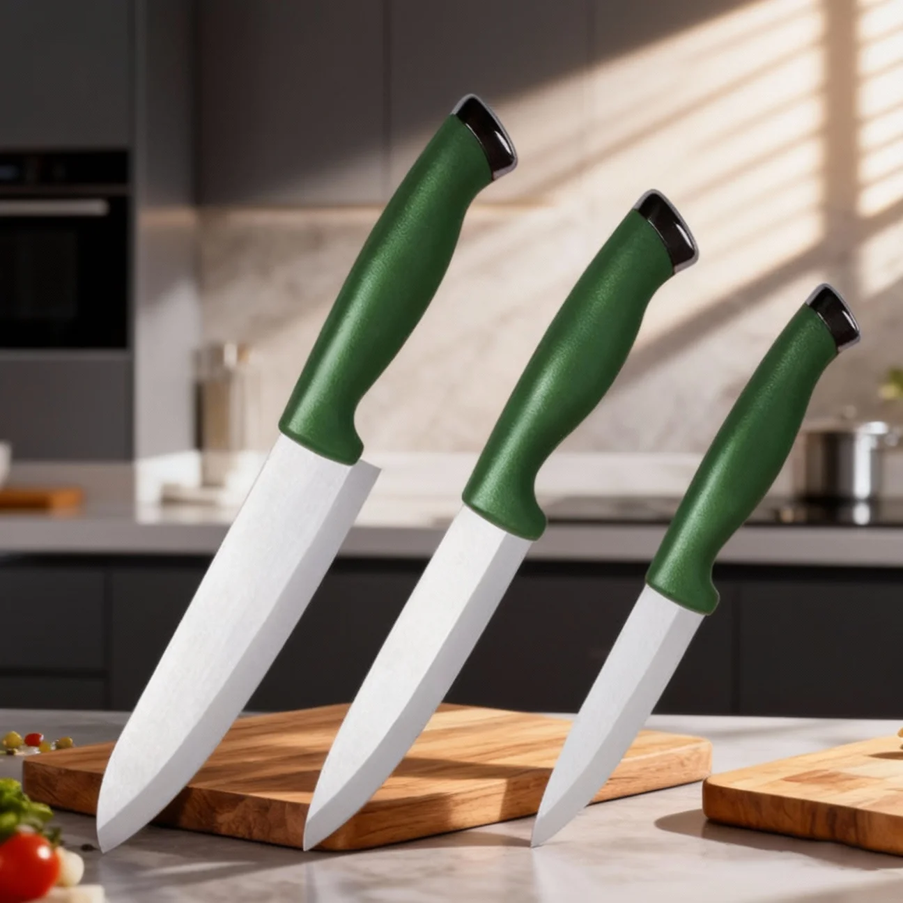 Kitchen ceramic knives complete knives with knife covers chef's knives, ladies' ceramic fruit knives for cutting meat and fruits