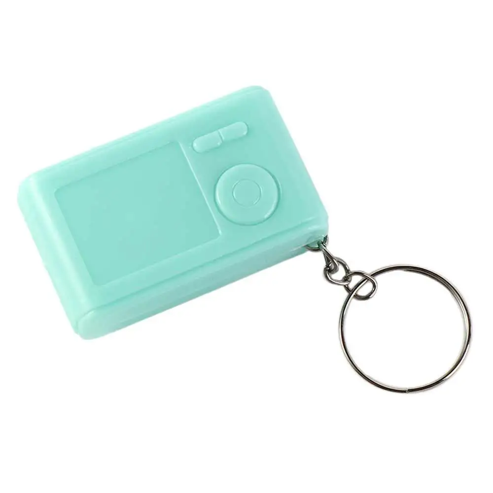 LED 카메라 전기 발광 키체인 플라스틱 야광 카메라 자동차 키링 미니 손전등 미니 카메라 장난감 LED 키홀더