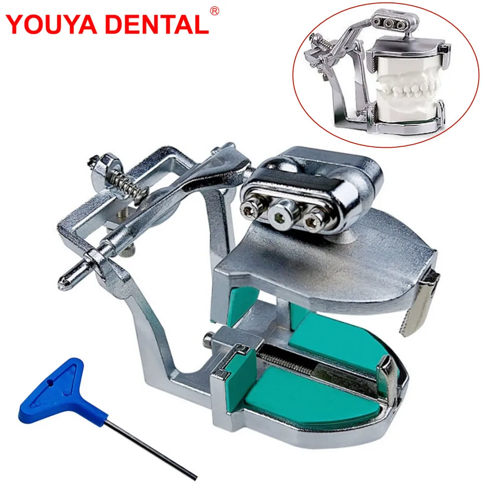 Metal Dental Articulator Magnetic Base Plastic Adjustable Dental Technikan Articulators For Teeth Model Dentistry Lab Equipments