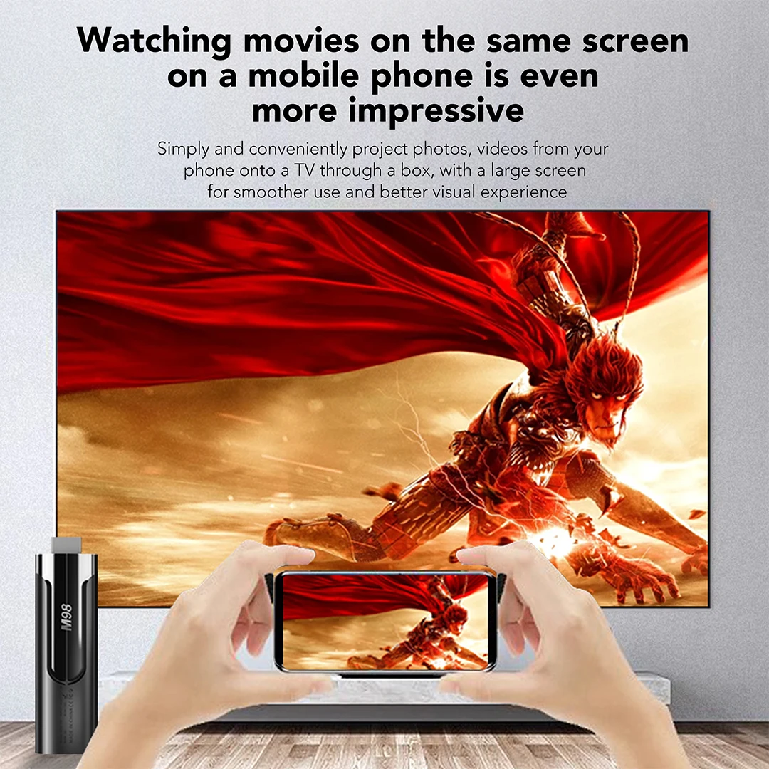 Amlogic S905Y4 Android 11 TV Stick TV Apps Dual Wifi Quad Core 4K 3D BT5.0 With Voice Assistant 2GB DDR4 Player Support 4K