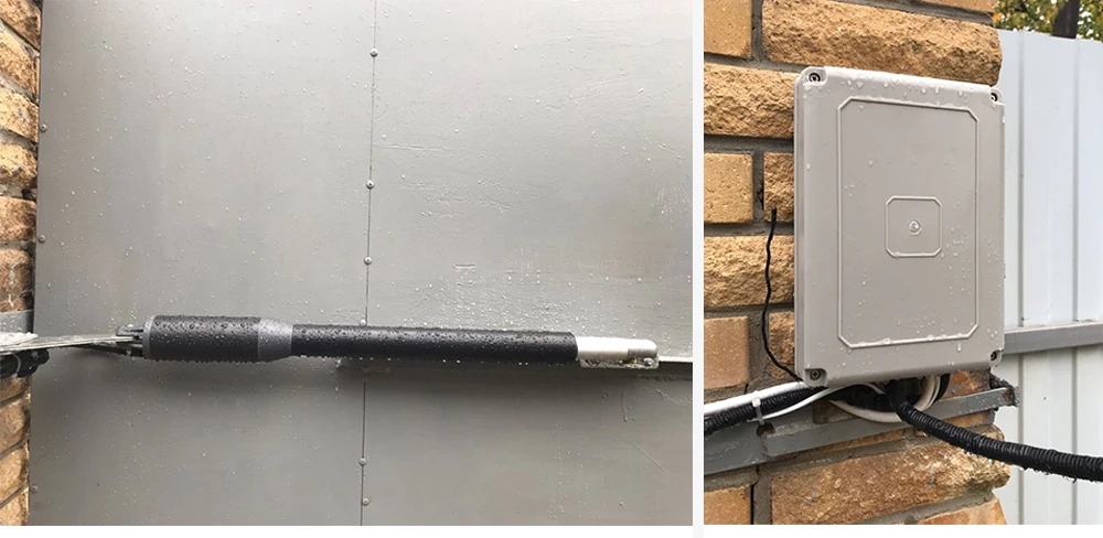 AC110V/220V to 24V Electric Automatic Strong Dual Arm Swing Gate Opener Up to 660 Lbs Hardware Driveway Door KIT