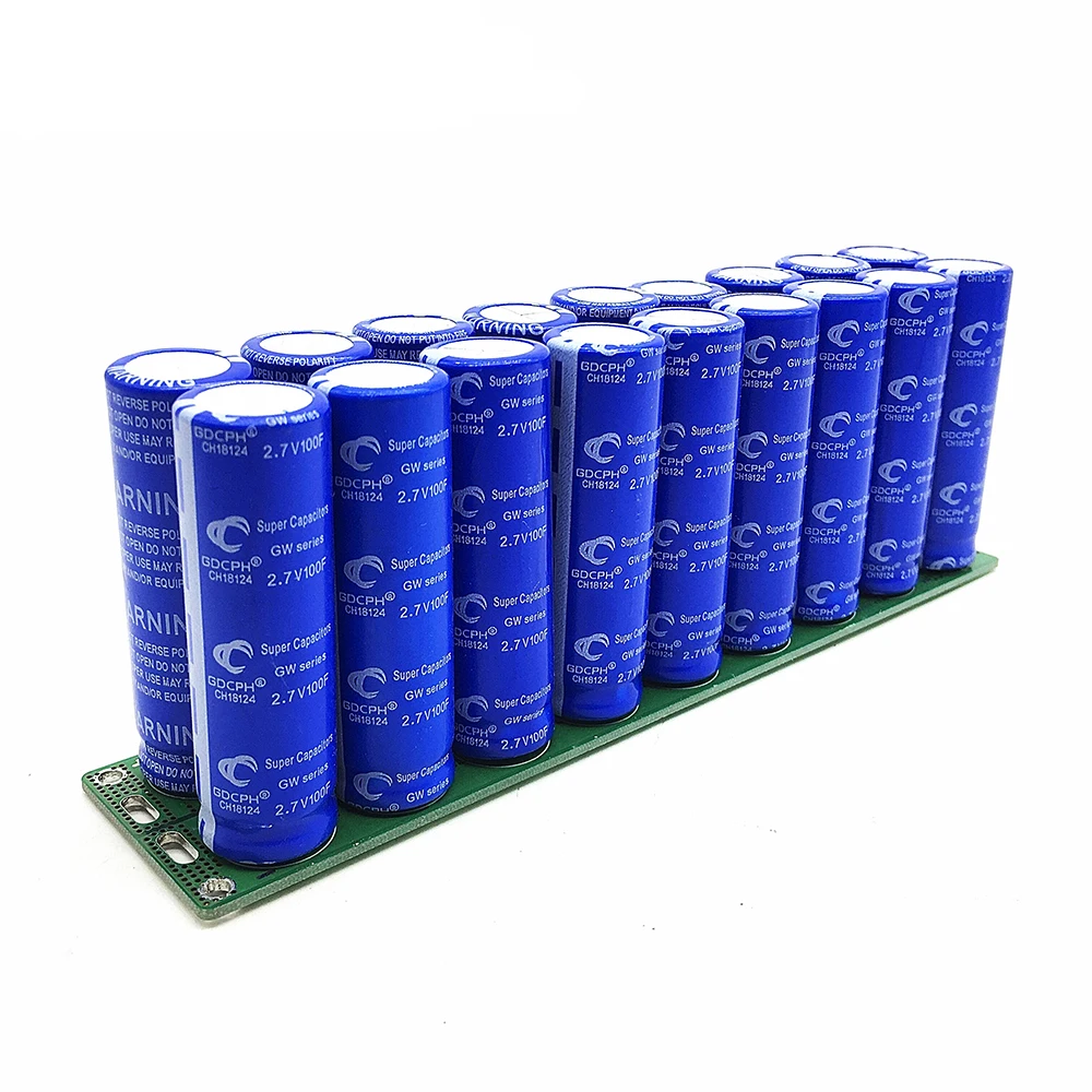 GDCPH Automóvel Retificador Módulo, Super Capacitor, Grande Capacidade, Baixa Corrente de Alimentação, 48V5.5F, 2.7V100F