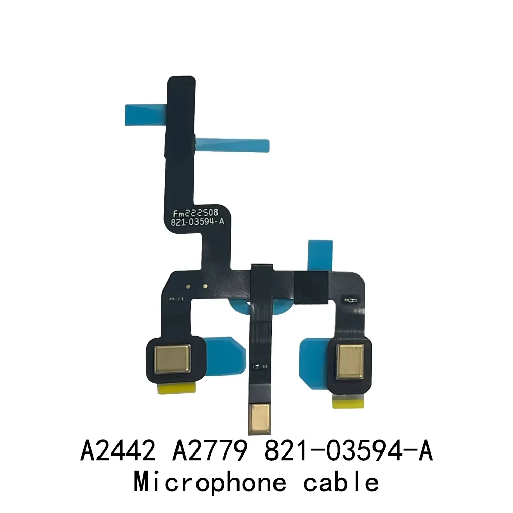 

Оригинальный новый микрофонный кабель A2442 A2779 821-03594-A для MacBook Pro Retina 14" с гибким микрофонным кабелем 821-03594-01, 2021 год