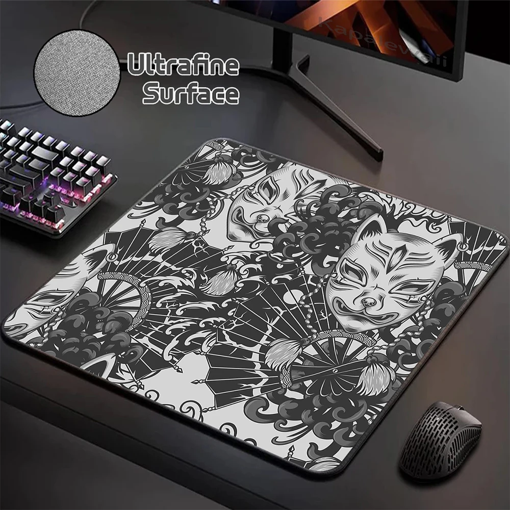 

Ultrafine Surface Mouse Pad 400X450MM Gamer Japanese Style Mousepad Lock Edge Mouse Mat Setup Gaming Accessories Keyboard Pads