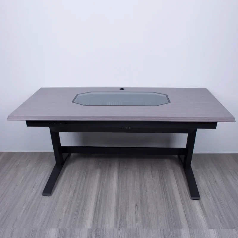 

Computer case integrated table transparent desktop assembly machine drawer type large chassis electric lifting e-sports table