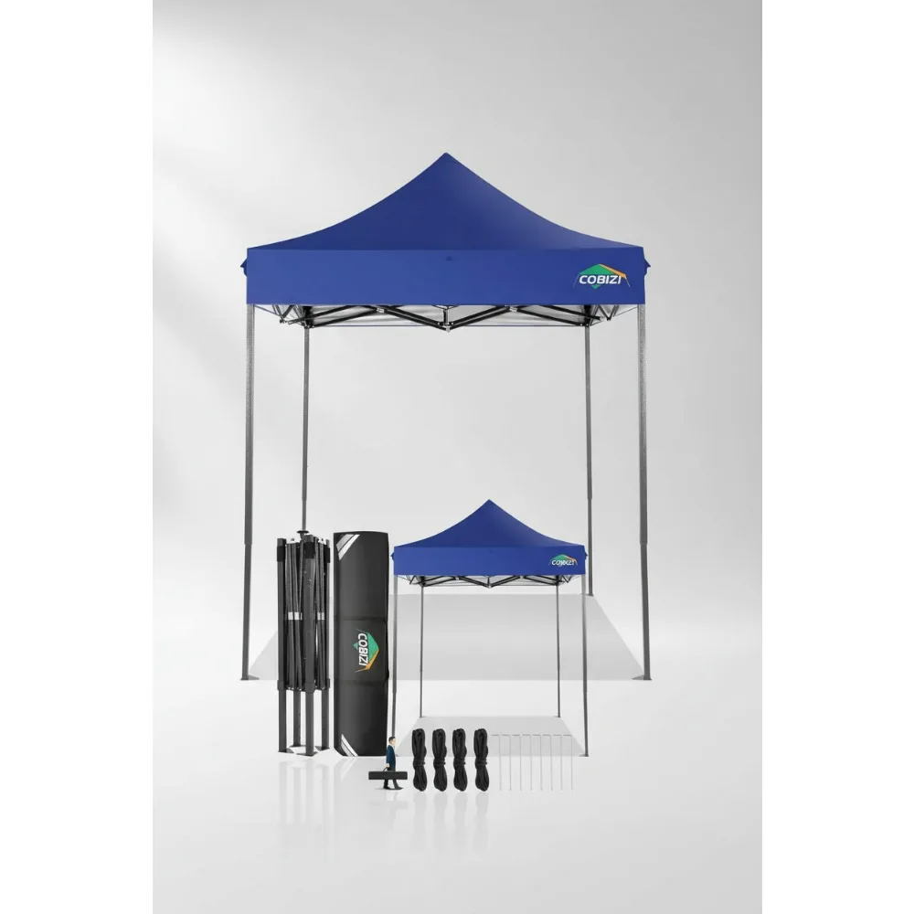 

Heavy Duty Pop Up Canopy Tent 6.6x6.6 ft, UPF 50+ Waterproof All Season Outdoor Party Gazebo for Commercial Events