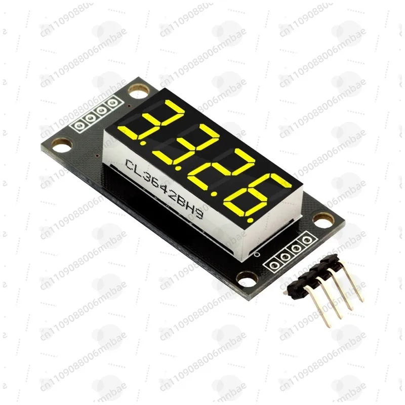0.36 Inch Four-bit Digital Tube TM1637 Module, Brightness Adjustable 4-bit LED Display Module