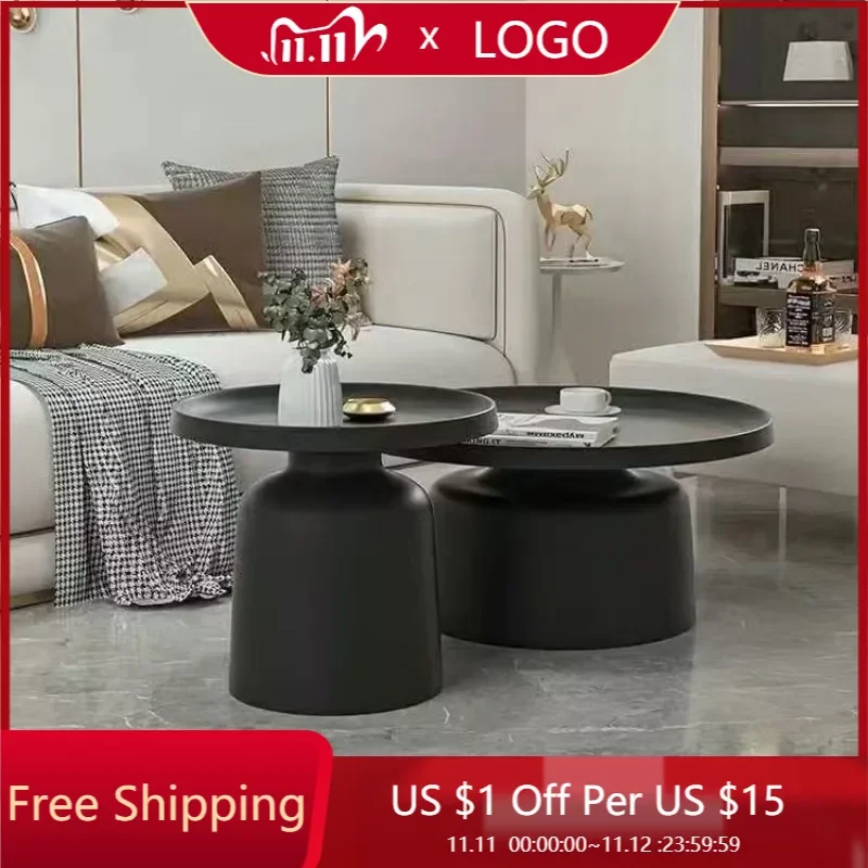 Bedside Round Coffee Table Design Makeup Vanity Funky Elegant Coffee Corner White Mesas Pegables Portatil Nordic Furniture