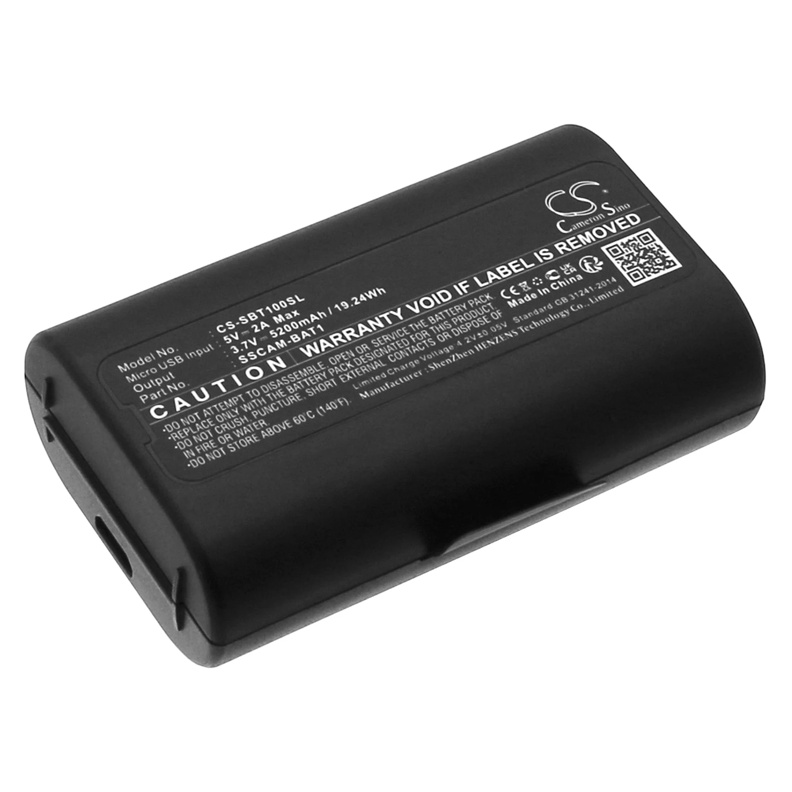 Cameron Sino 3.7V 5200mAh Repl - Home Security Battery Replacement review and price