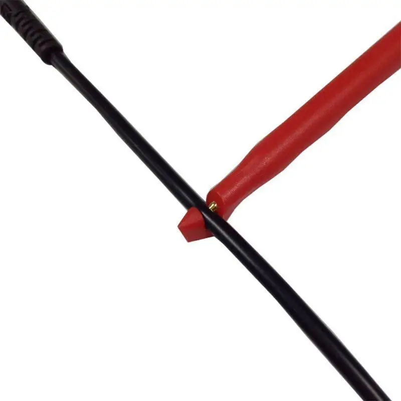 

02DE 2 Automotive Test Power Probe Clip Hook 4mm Banana Tool Puncture Wire Multimeter Test