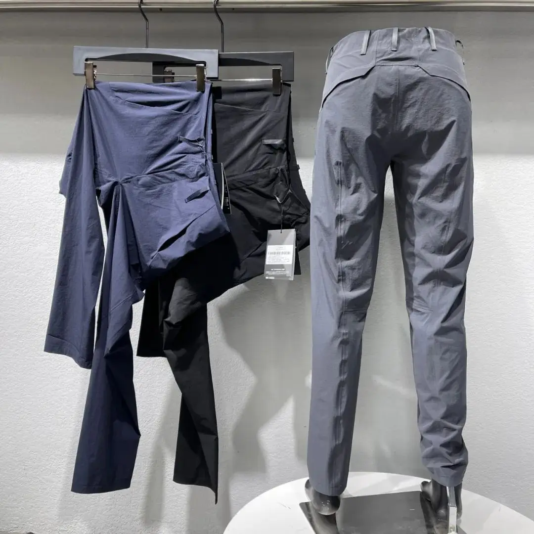 

Busin Series, элитные летние новые мужские облегающие брюки с 3D лентой, тонкие уличные повседневные брюки, свободные длинные молодежные повседневные брюки