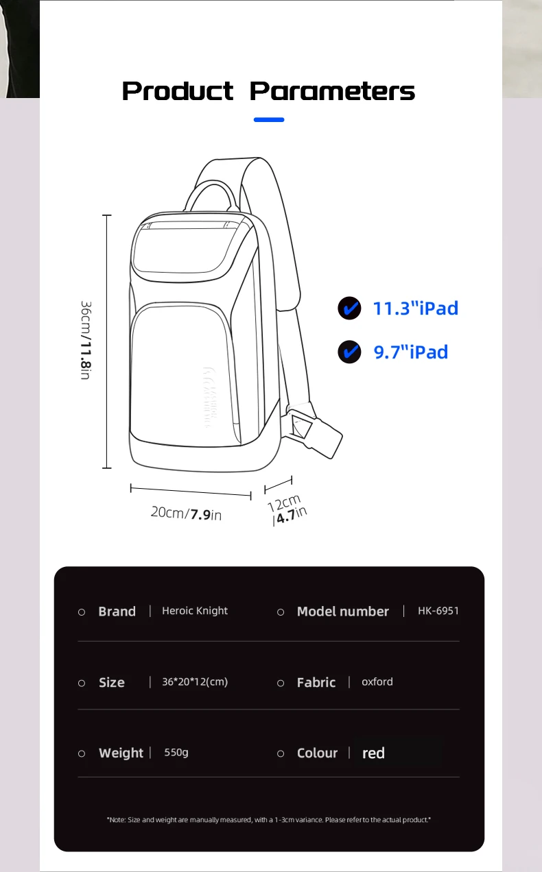 HK Multifunctional Business Chest Bag Waterproof and Scratch-Resistant Men’s Bag Lightweight High-End Fashionable Shoulder Bag