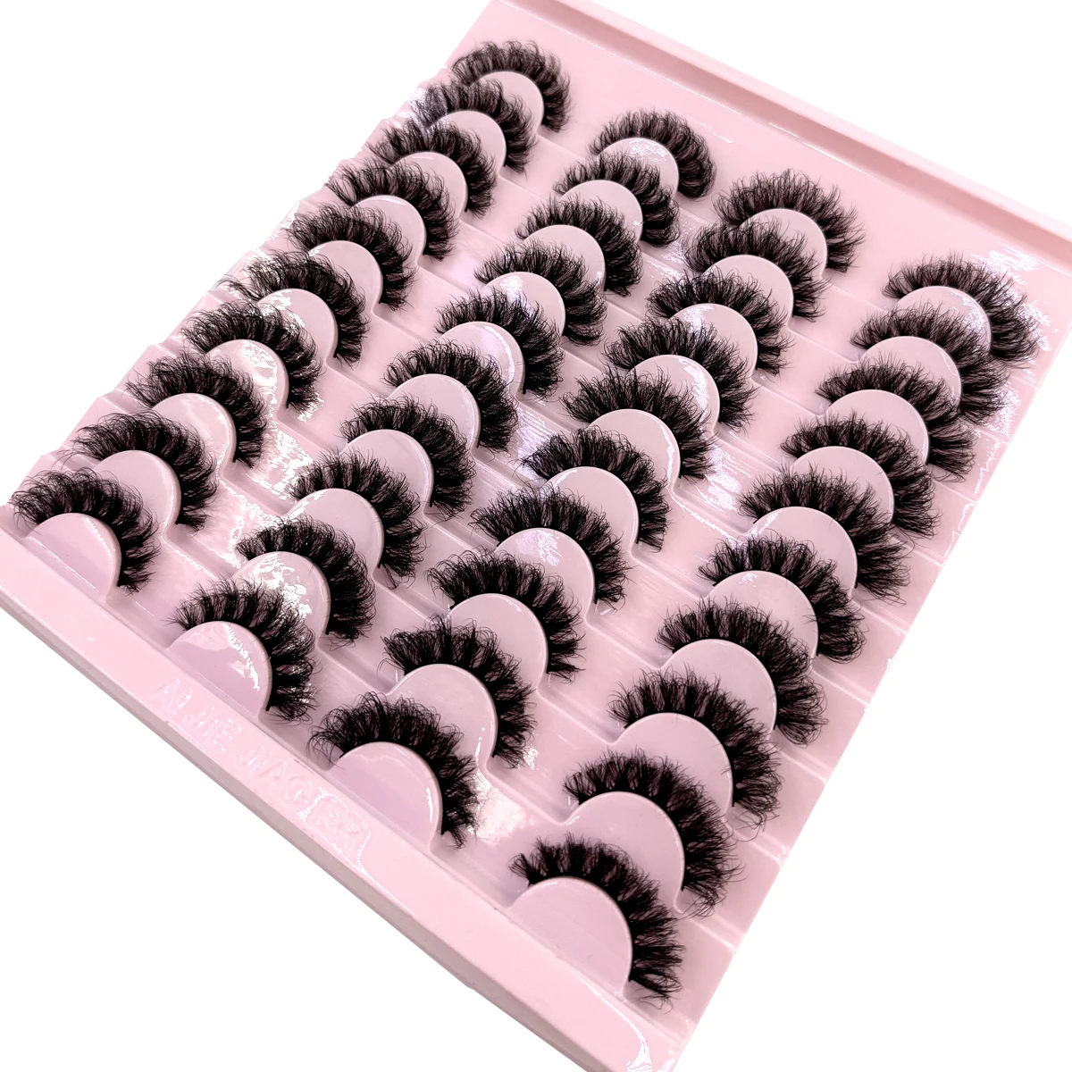 20 ペア 3D/5D/8D ボリュームのあるふわふわうっすらドラマティックつけまつげナチュラルグラマラスルック再利用可能 & 快適な太いまつげ