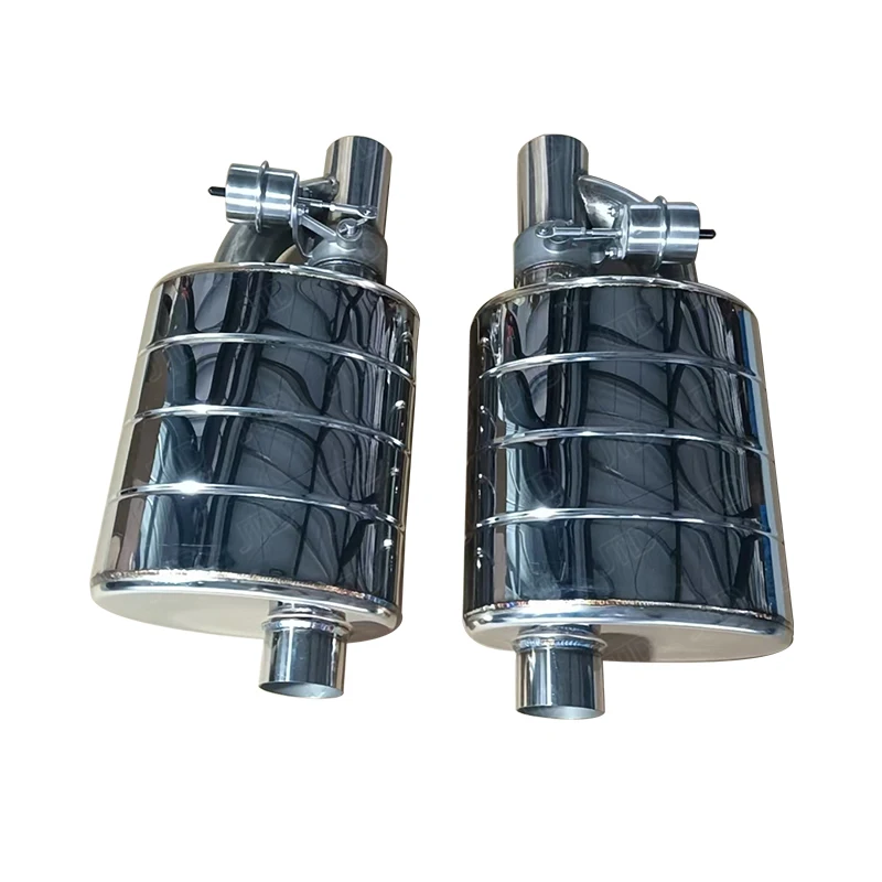 Universal 63 Mm Stainless Muffler Exhaust System Kit With Remote Control Variable S-ilencer And Car Exhaust Vacuum Valve