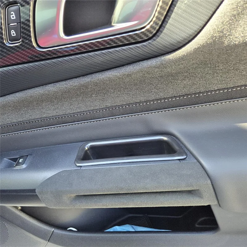 

Efficient Door Side Storage Box For Ford Mustang 2024 Accessories Armrest Container Door Organizer Handle Pocket Tray