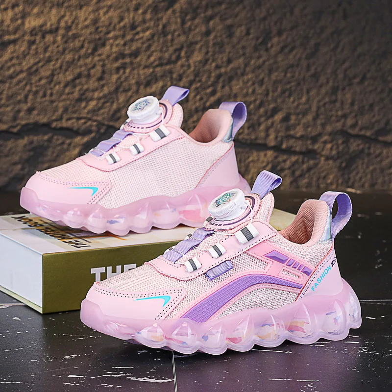 

Новая летняя дышащая детская спортивная обувь, защита ног и противоскользящие кроссовки, модная износостойкая повседневная обувь