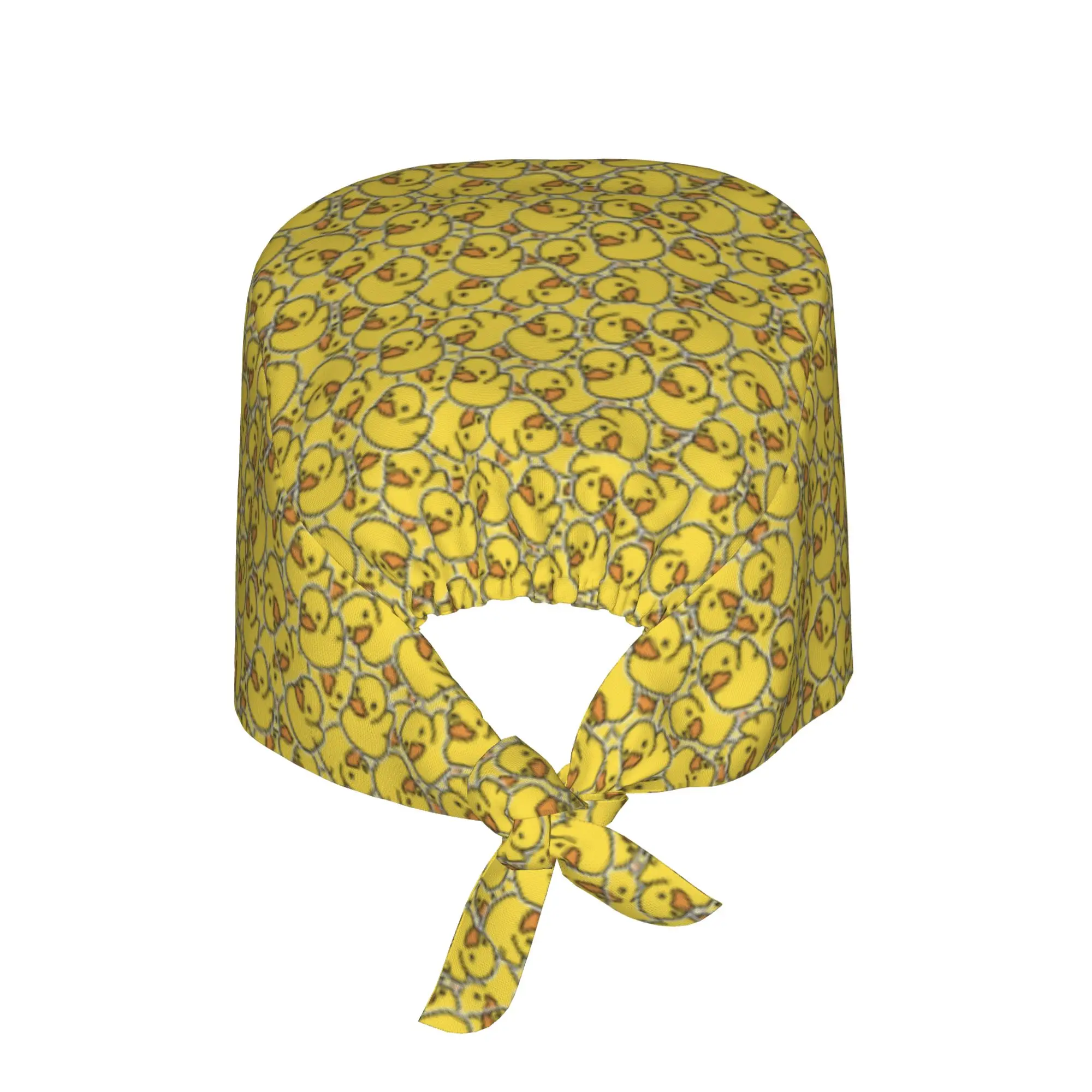 Yellow Classic Rubber Duck Working Cap Surgical Hats Men Women  Operating Room Cap Nursing Cap Lab Works Hat