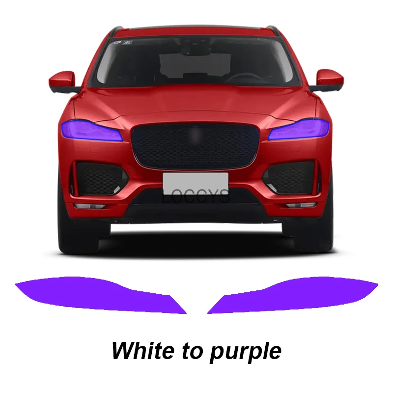 

For Jaguar F-Pace X761 2016-2021 PPF TPU Smart Photochromic Headlight Protection Film Self-healing Anti-scratch Film