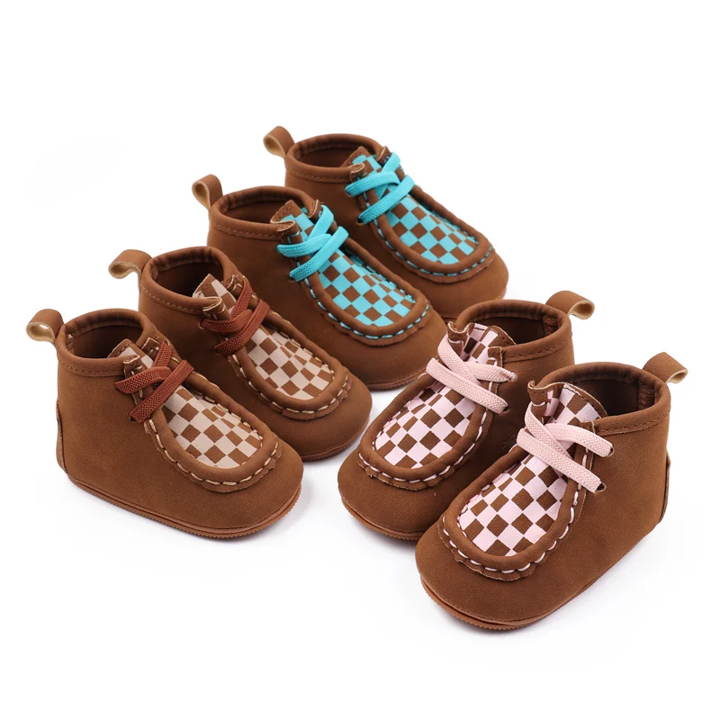 Baby Shoes Soft Cotton Anti-slip Sole High Quality Prewalking Sneaker Little Kid Boots Ankle Shoes for 0-9-18 Month 2024 BXC3219