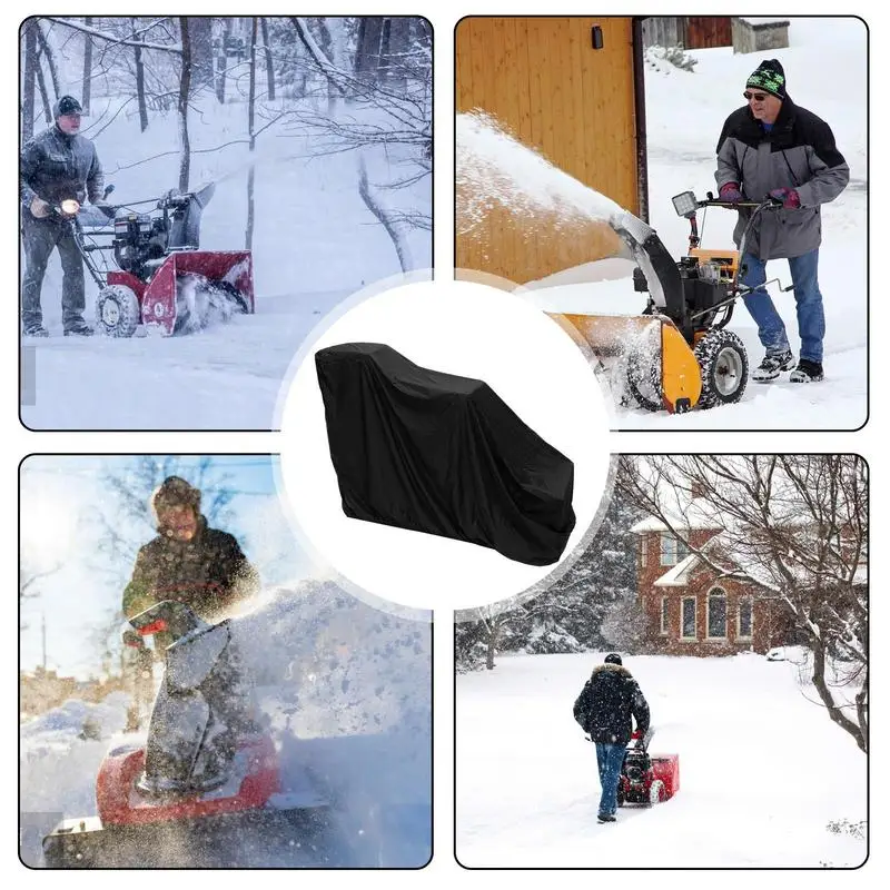 Snow Blower Accessories All-Weather Heavy-Duty Fabric Snowblower Cover Waterproof Cover Will Protect Your Snow Blower from Rain