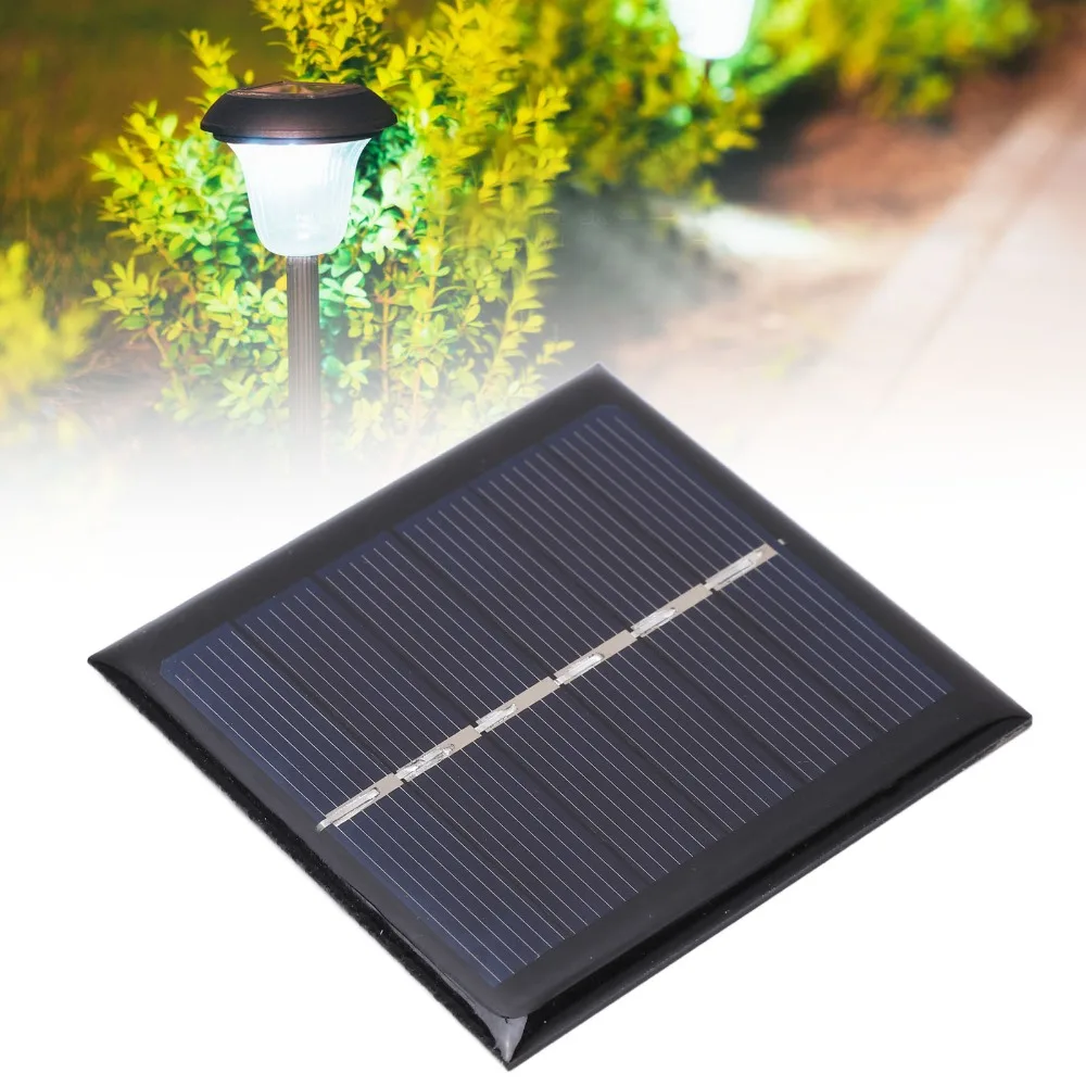 3 Pcs Durable 0.6W 3V Solar Panel Polysilicon Level A Solar Charging Board Solar Panel Module Solar Garden Lighting