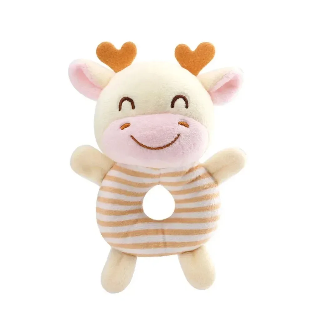 Nieuwe Baby Rammelaar Speelgoed Cartoon Dieren Pluche Baby Hand Ring Bed Speelgoed voor Pasgeboren 0-24 Maanden Peuter Vroeg educatief Speelgoed