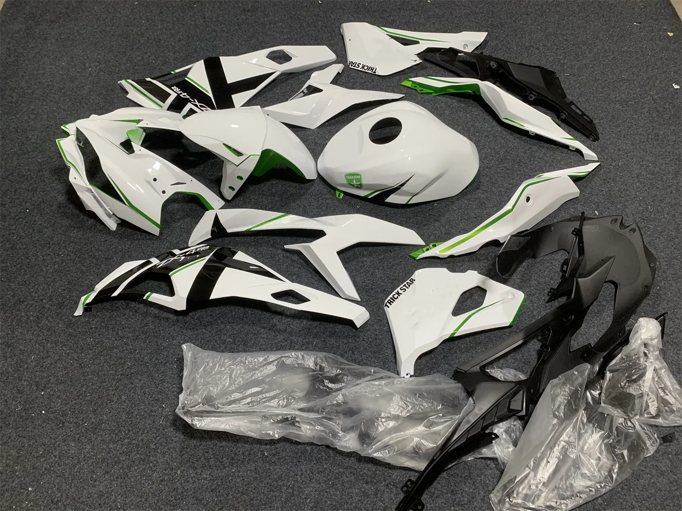 Motorcycle Fairing Kit fits ZX-4R Year 23- 24 4R-4RR  2023 2024   Fairing Black Green White motorcycle guard plate