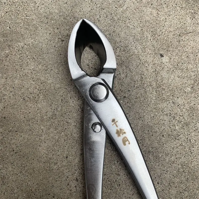 Professional bonsai tools for production and maintenance of potted plants. Ball shaped pruning and nodule pruning pliers