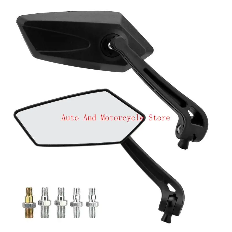 

2pcs Rearview Side Mirrors Universal Motorcycle Mirror Scooter Rearview Mirror
