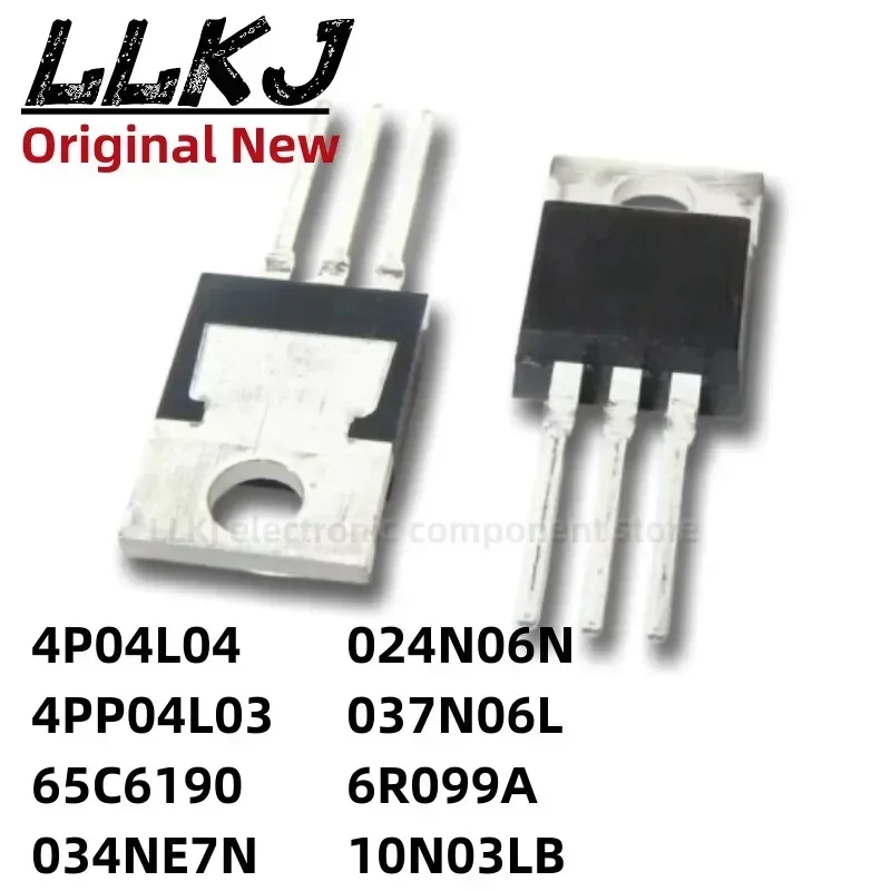 1pcs IPP4P04L04 4PP04L03 65C6190 034NE7N 024N06N 037N06L 6R099A  10N03LB  TO-220 MOS FET