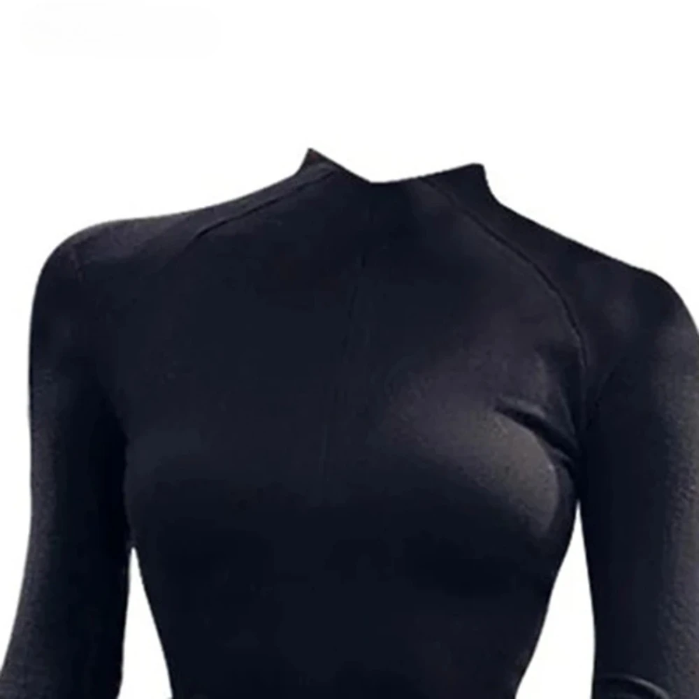 بدلة قفز عصرية للسيدات بسيطة ضيقة بأكمام طويلة بأشرطة على الطراز الأمريكي 2025 ثوب فضفاض للفتيات على الطراز الأمريكي الجديد #6