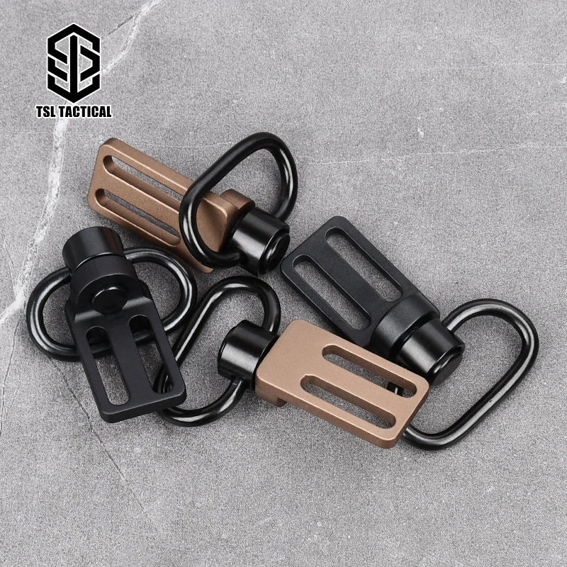 

Tactical Gun Sling Buckle Revolve Strap 2 To 1 Pint Airsoft Metal Button Lanyard Buckle For Loss Portable Hunting Accessory