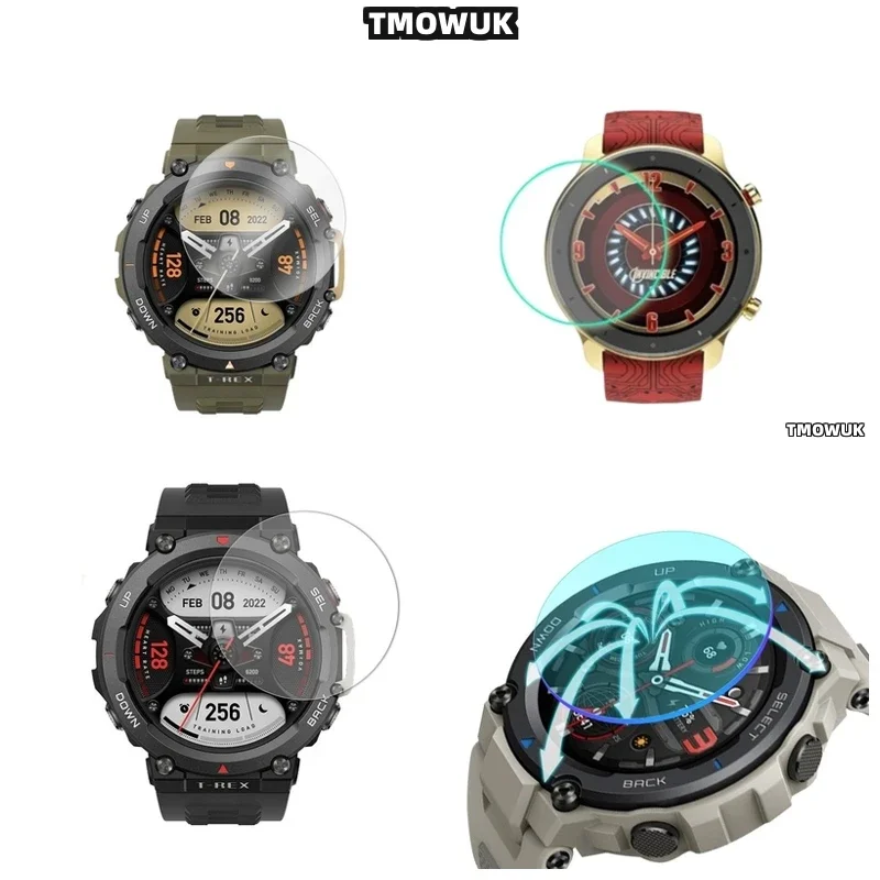 ​​For Amazfit GTR 42 47mm T Rex 2 3 T-Rex Pro 3 Ultra – 9H Hardness, Hydrophobic Coating​​