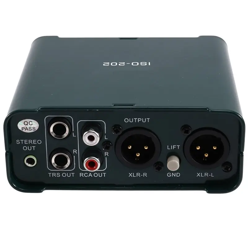 

ABKI-Multi-Function Stereo Audio Noise Isolator Signal Filter Unbalanced And Balanced Interface Mixer Noise Reduction Eliminatio