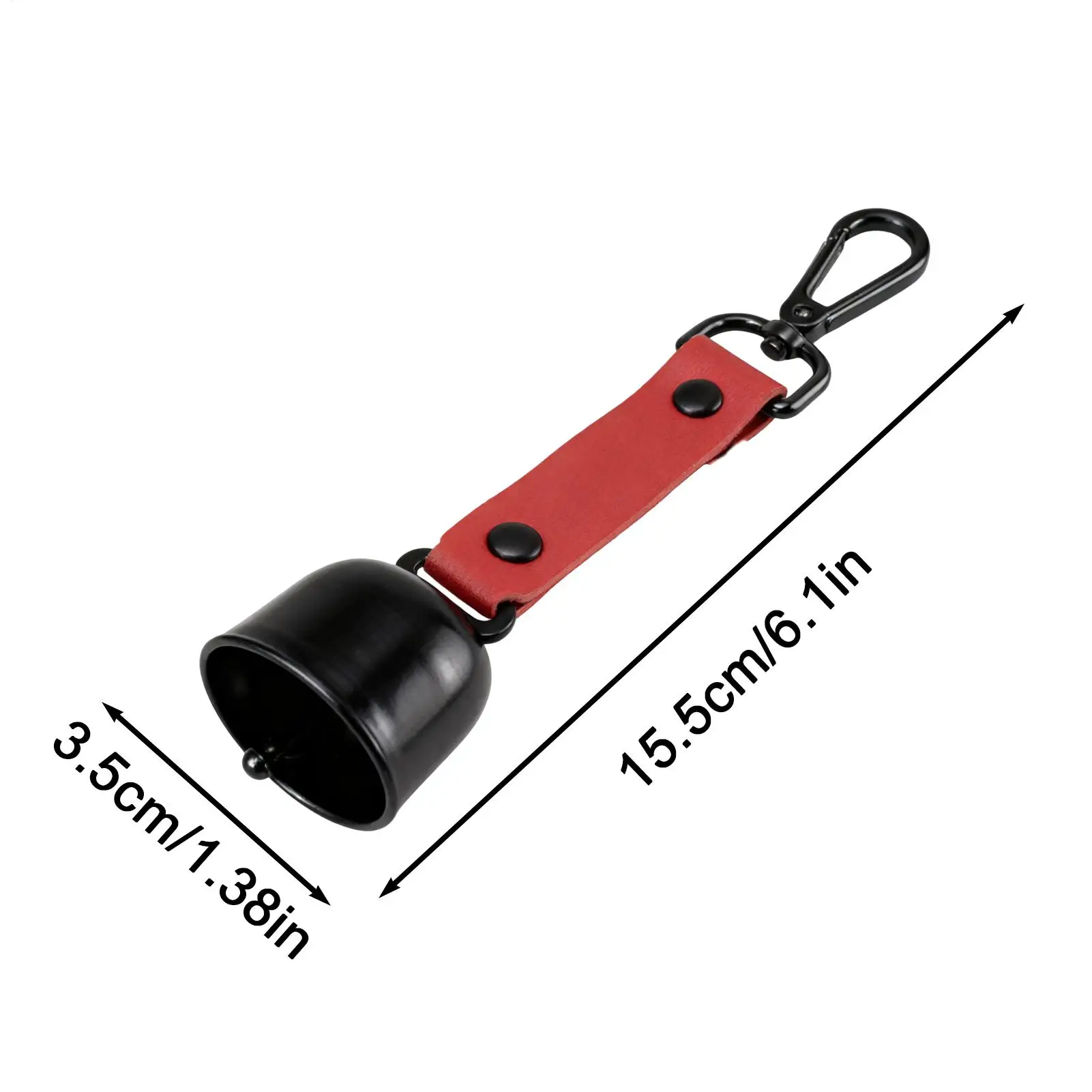 جرس أمان الدب مع حلقة تسلق مغناطيسية للدفاع عن النفس وأجراس الدب للسلامة في الهواء الطلق وتنبيه الحياة البرية للرياضة وركوب الدراجات الجبلية