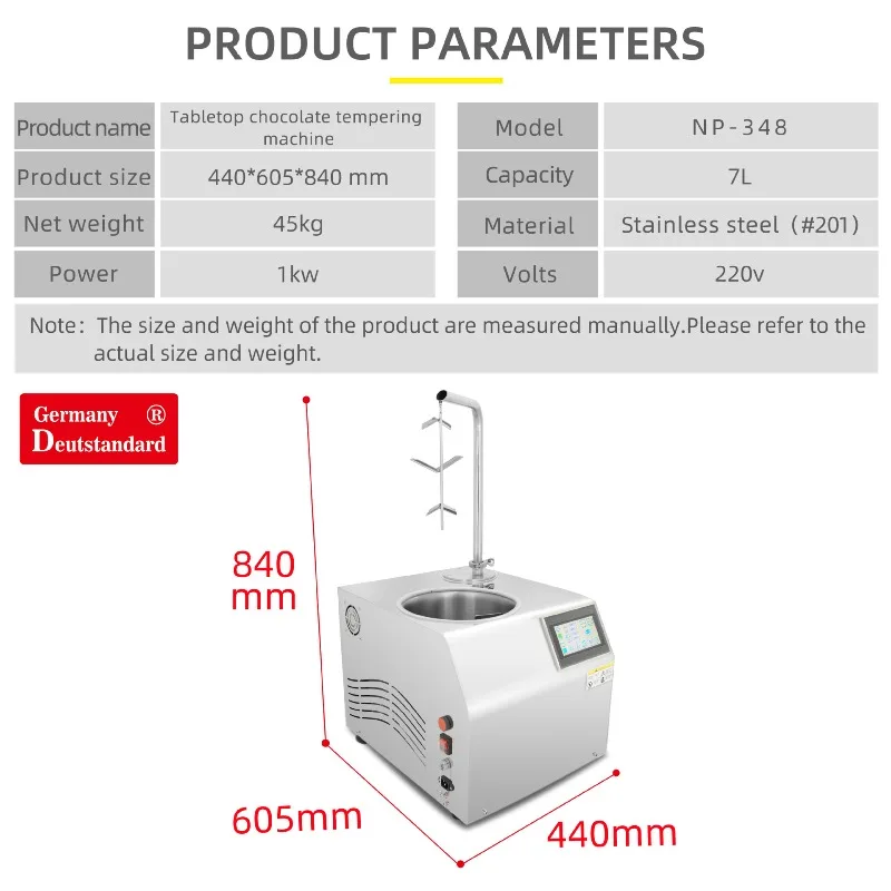 Commercial chocolate thermostat chocolate automatic chocolate melting spray equipment