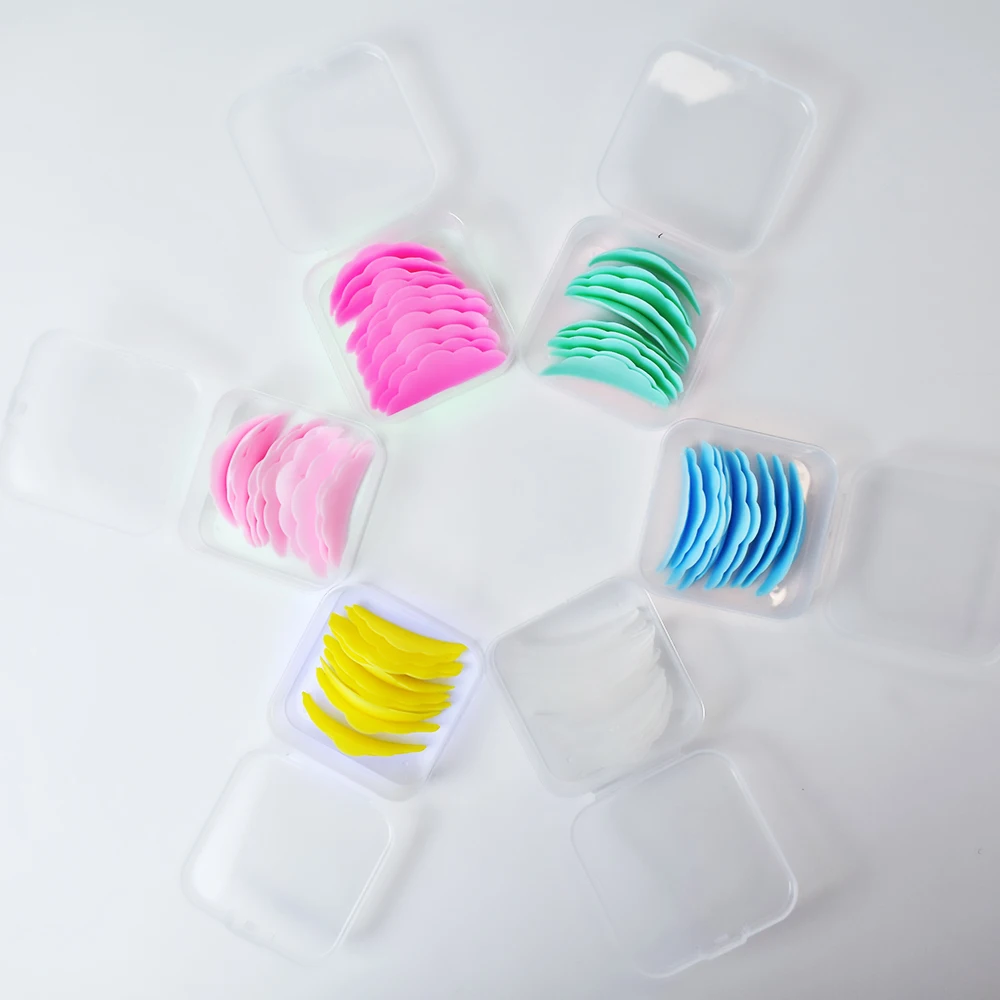 Kit de levage de cils réutilisable, tampon de stratification en Silicone, tiges de permanente de cils 3D, Extension de faux cils, outil de maquillage, 10 pièces