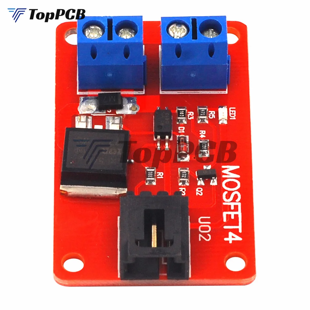 0-24V Top Mosfet Button IRF520 MOS Driver Module For Arduino MCU ARM Raspberry PI