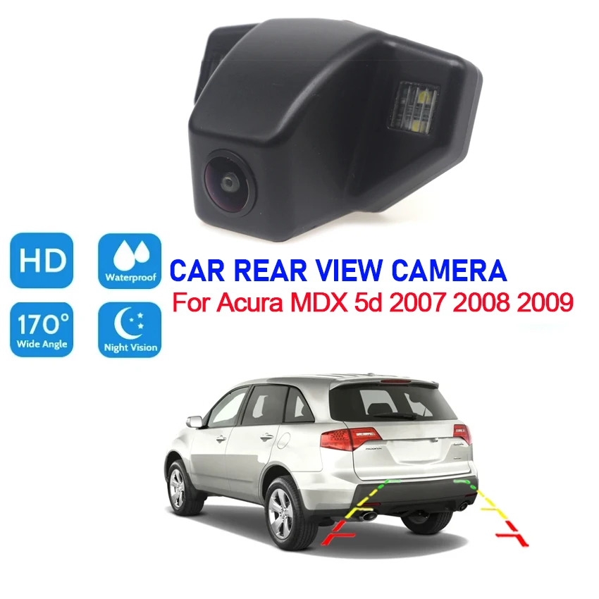 Car Rear View Reverse Camera For Acura MDX 5d 2007 2008 2009 Night Vision Waterproof Back Up Parking Camera high quality RCA