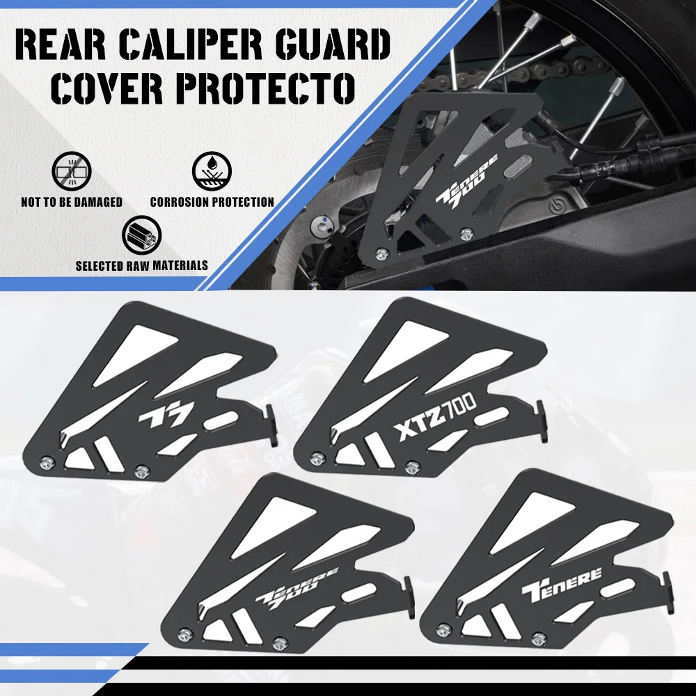 

Tenere700 Motorcycle Accessories Rear Caliper Guard Cover Protector For Yamaha Tenere 700 XTZ 700 T7 Rally World Raid 2019-2024